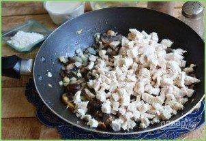 Запеченные блины с курицей и шампиньонами - фото шаг 15