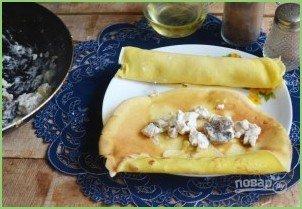 Запеченные блины с курицей и шампиньонами - фото шаг 17