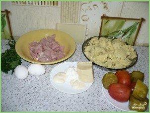 Запеканка из картофельного пюре с курицей - фото шаг 1
