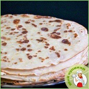 Блинчики на кефире - фото шаг 12