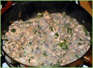 Блинчики, фаршированные курицей - фото шаг 4
