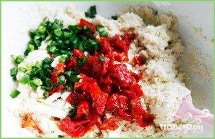 Лепешки с овощами и сыром Фета - фото шаг 2