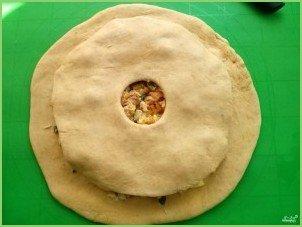 Тыквенный пирог с курицей - фото шаг 13