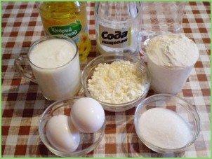 Лепешки с сыром на кефире - фото шаг 1
