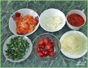 Пицца с красной рыбой - фото шаг 2