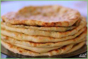 Лепешки с сыром и зеленью - фото шаг 10