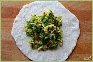 Лепешки с сыром и зеленью - фото шаг 6