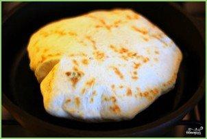 Лепешки с сыром и зеленью - фото шаг 9