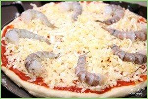 Пицца с креветками - фото шаг 5