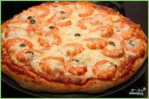 Пицца с креветками - фото шаг 6