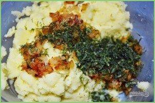 Пирожки с картошкой, жаренные на сковороде - фото шаг 3