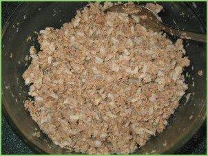 Блинчики на кефире с мясом - фото шаг 5