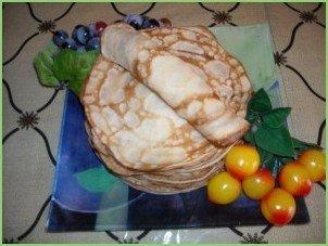 Блинчики на кефире с мясом - фото шаг 6