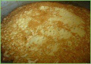 Блинчики на молоке и воде - фото шаг 5