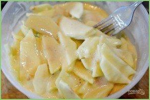 Яблочно-молочные квадратики - фото шаг 5