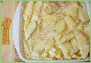 Яблочно-молочные квадратики - фото шаг 6