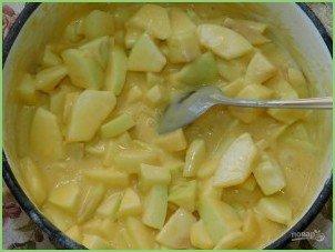 Яблочный пирог на крахмале - фото шаг 3