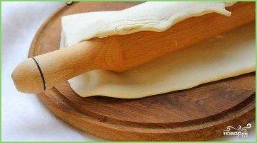 Яблочный штрудель из слоеного дрожжевого теста - фото шаг 1