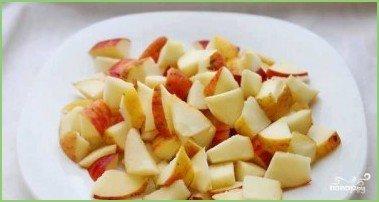 Яблочный штрудель из слоеного дрожжевого теста - фото шаг 3