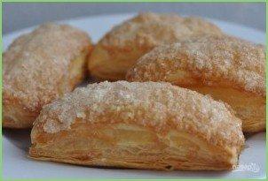 Язычки из слоеного дрожжевого теста - фото шаг 3