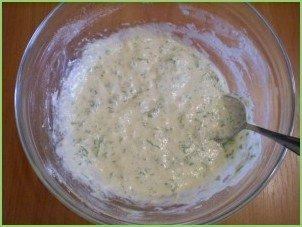 Капустные оладушки на кефире - фото шаг 7