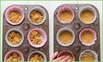 Клубничные мини-чизкейки - фото шаг 3