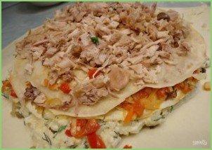 Курник из бездрожжевого теста - фото шаг 16