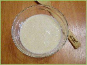 Манник с яблоками на кефире - фото шаг 3