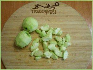 Манник с яблоками на кефире - фото шаг 7