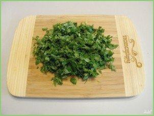 Оладьи с молодой крапивой - фото шаг 4