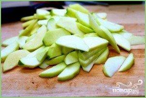 Оладьи с рикоттой и яблоками - фото шаг 1