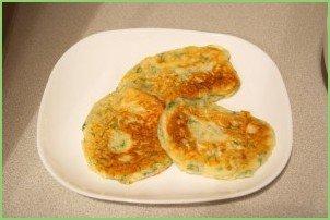 Оладьи с сыром и зеленью - фото шаг 4