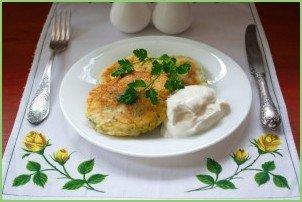 Оладьи с сыром и зеленью - фото шаг 5