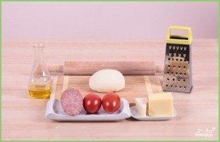 Пицца с салями - фото шаг 1