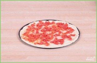 Пицца с салями - фото шаг 8