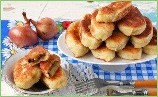 Пирожки с грибами и картошкой жареные - фото шаг 10