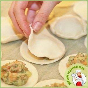 Пирожки с лососем - фото шаг 7