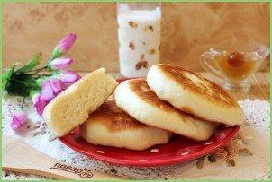 Пышные лепешки на дрожжах - фото шаг 13