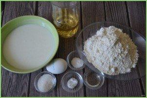 Пышные оладьи на кефире как у бабушки - фото шаг 1