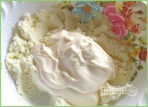 Рулет с творожным кремом - фото шаг 9