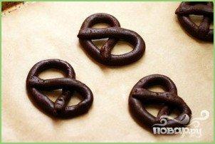 Шоколадные крендели - фото шаг 2