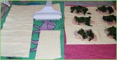 Слоеные пирожки с рыбой - фото шаг 5