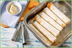 Трубочки из лаваша - фото шаг 2