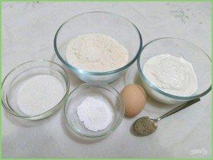 Ванильные пончики на сметане - фото шаг 1