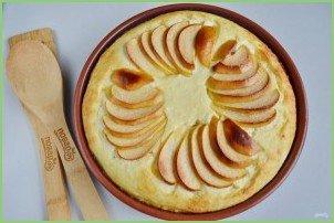 Воздушный творожный пирог с яблоками - фото шаг 11