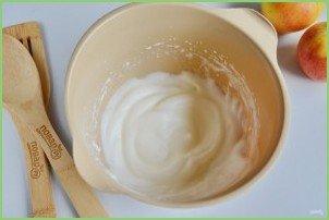 Воздушный творожный пирог с яблоками - фото шаг 6