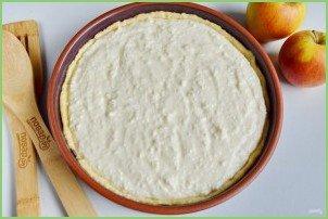 Воздушный творожный пирог с яблоками - фото шаг 9