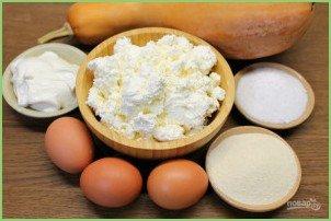 Запеканка с тыквой, творогом и манкой - фото шаг 1