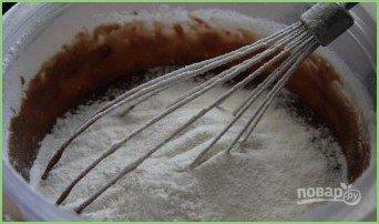 Брауни с творогом и вишней - фото шаг 5