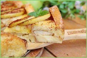 Яблочная шарлотка с хлебом - фото шаг 9